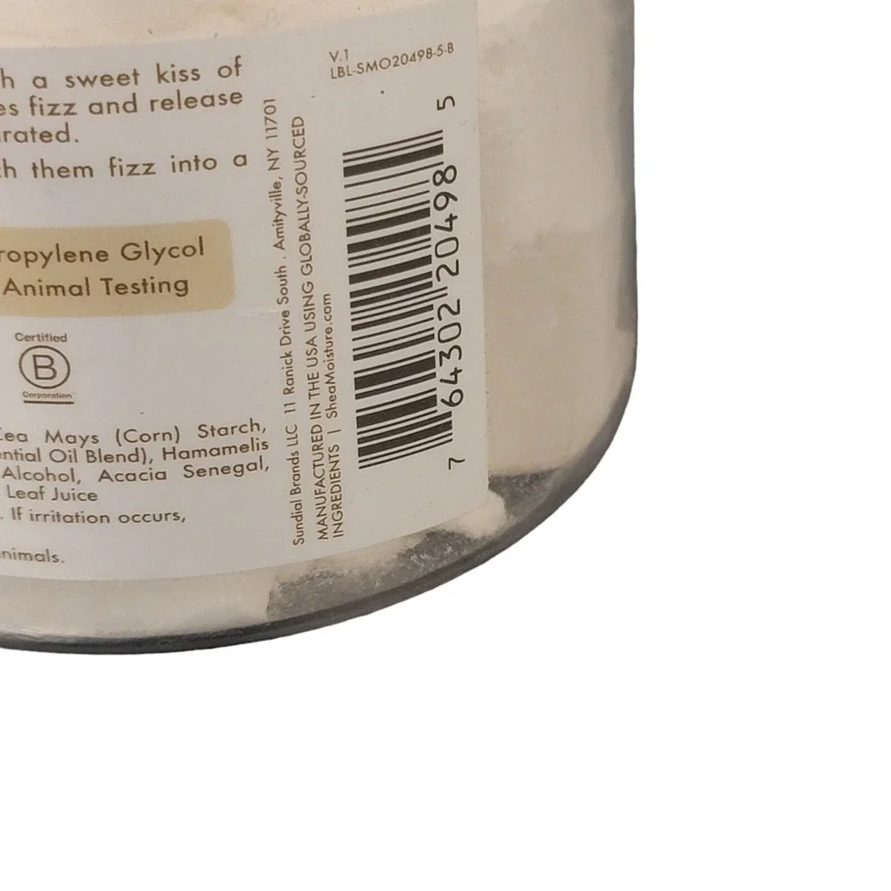 Set Of 2 Shea Moisture‎ Mint & Ginger Coconut Oil Bath Sugar Cubes